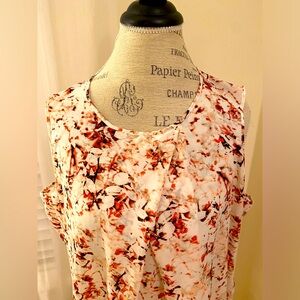 DKNY sleeveless thin blouse